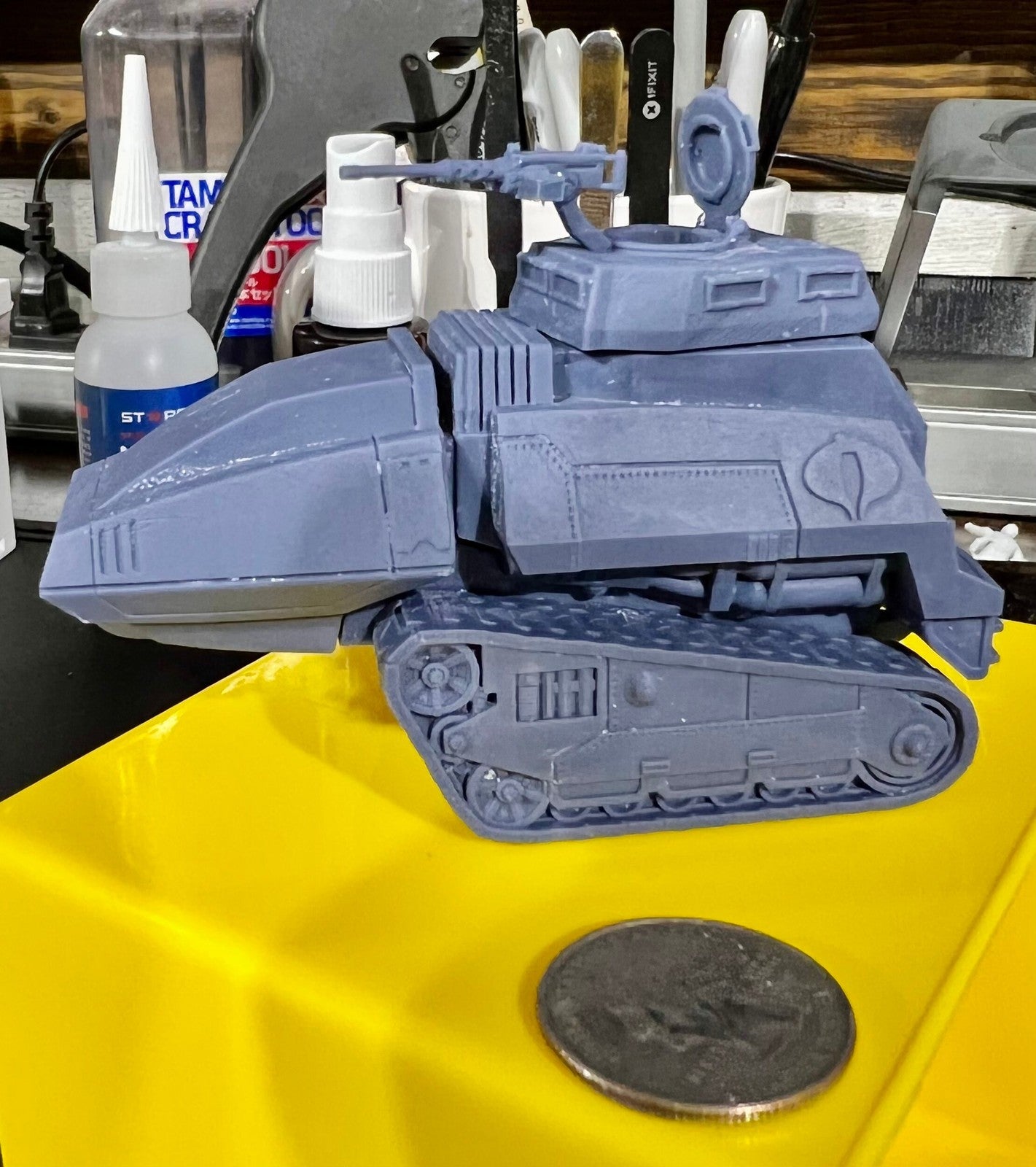 H.I.S.S. Venom Sentry Tank 28mm G.I. Joe table top 3D printed vehicle Cobra