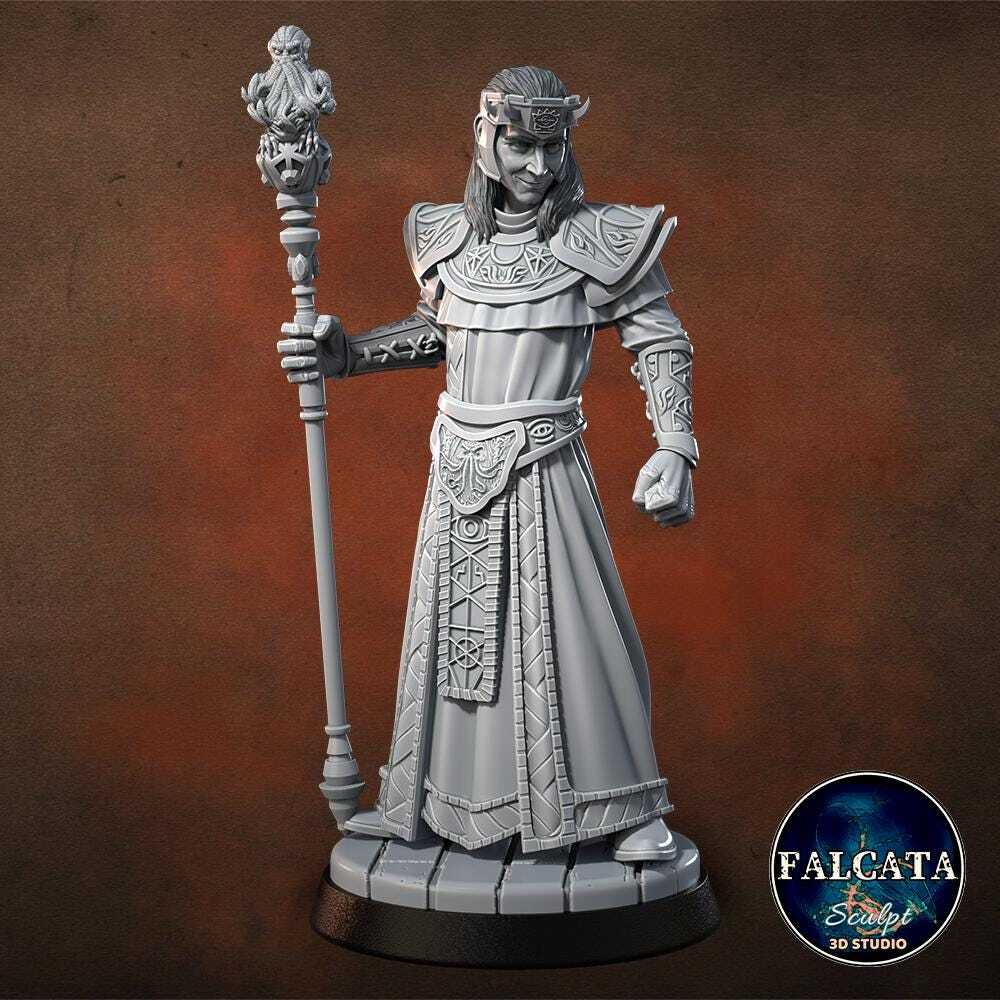 ACOLYTE LUCKY - Arkham's Nightmare DnD 32mm lovecraft horror Loki