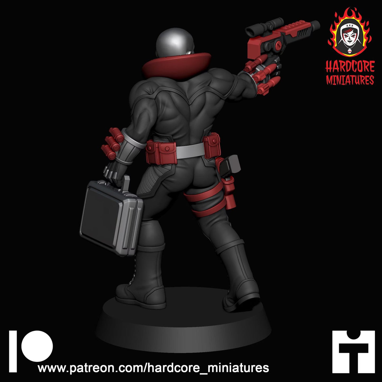 Chrome Face 32mm army builder set 1 3d printed minis tabletop hardcore miniatur