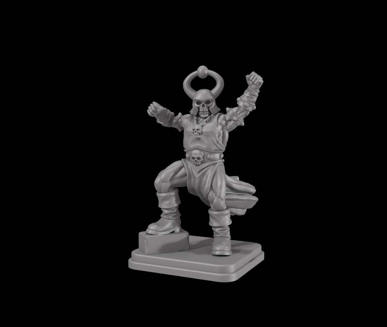 HeroQuest Chaos Sorcerer- Miniatures Unpainted 32mm Dungeons and Dragons