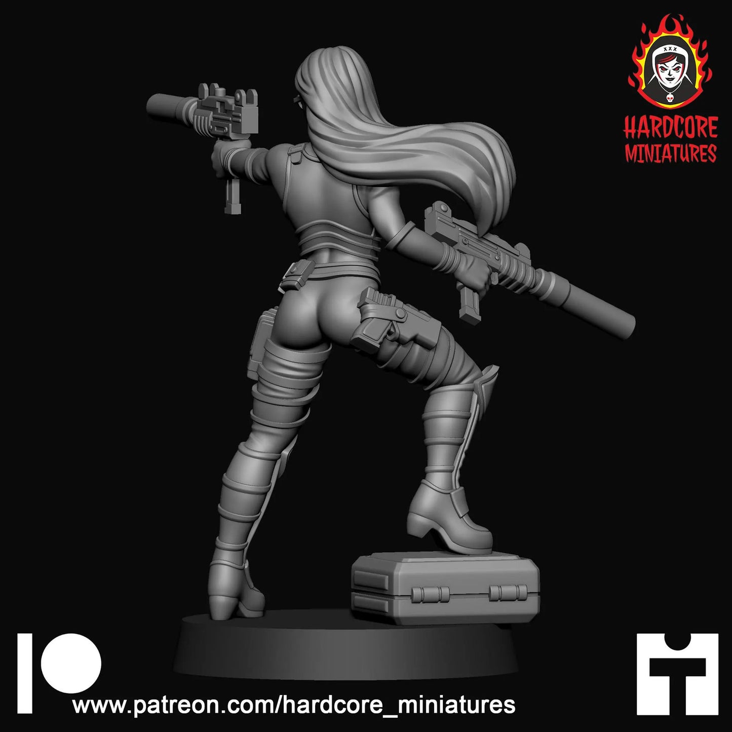 The Dutchess 32mm army builder set 1 3d printed minis tabletop hardcore miniatu