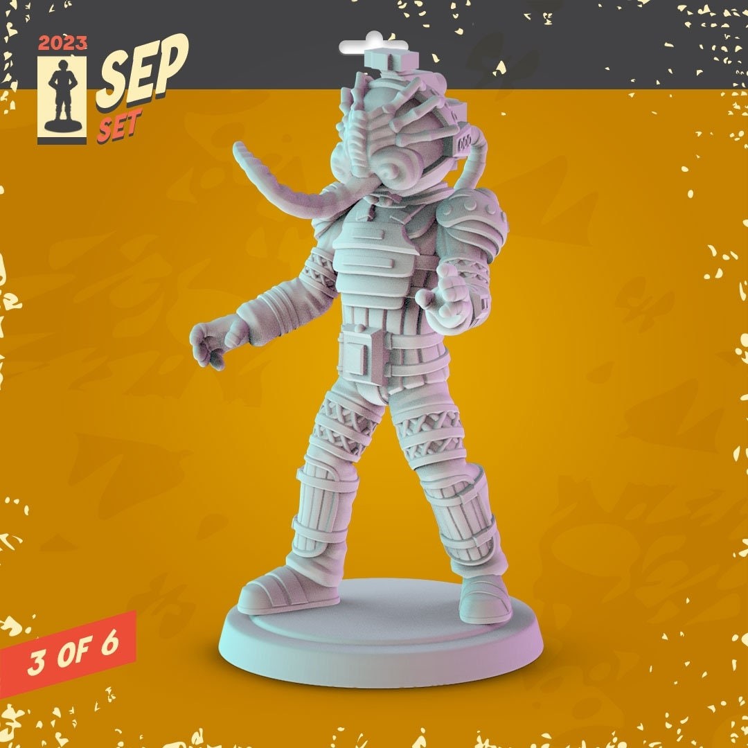 Alien 34mm Minis tabletop gaming, DnD Aliens, Prometheus
