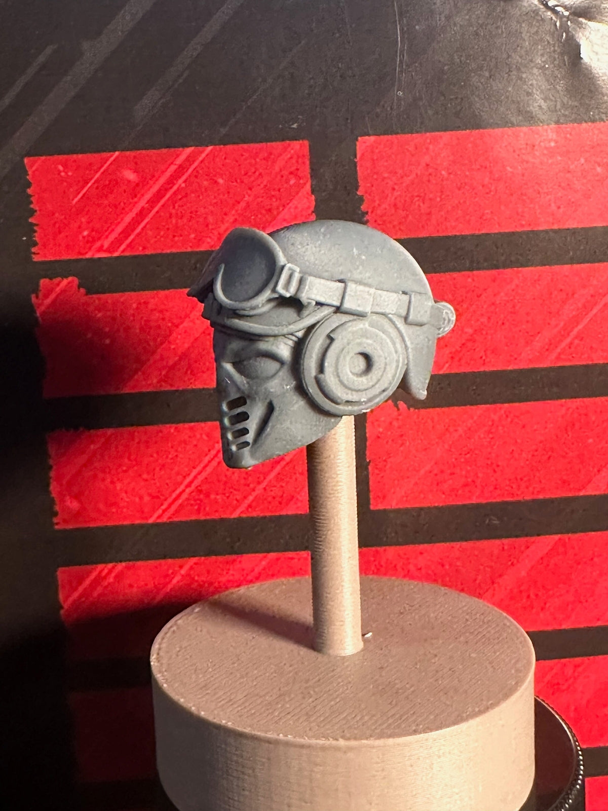 Cobra Snow Serpent Viper Helmet GI Joe Classified 1/12 scale head unpainted 1:1