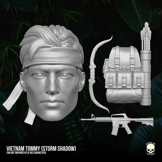 Snake Eyes Vietnam Tommy kit GI Joe classified 1:12 mezco marvel legend action
