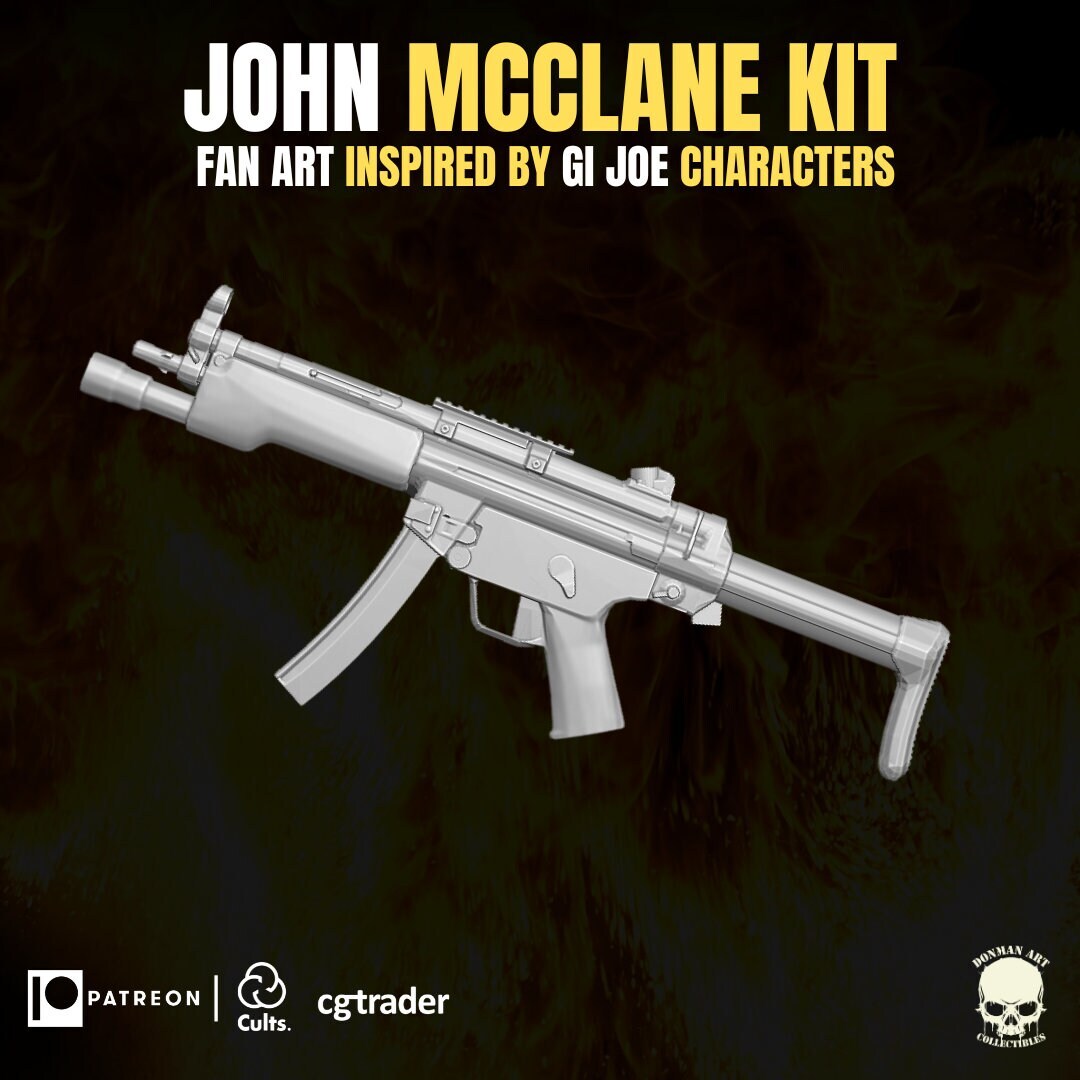 Die Hard john McLane kit, head sculpt, Weapon, GI Joe Classified, mezco, marvel