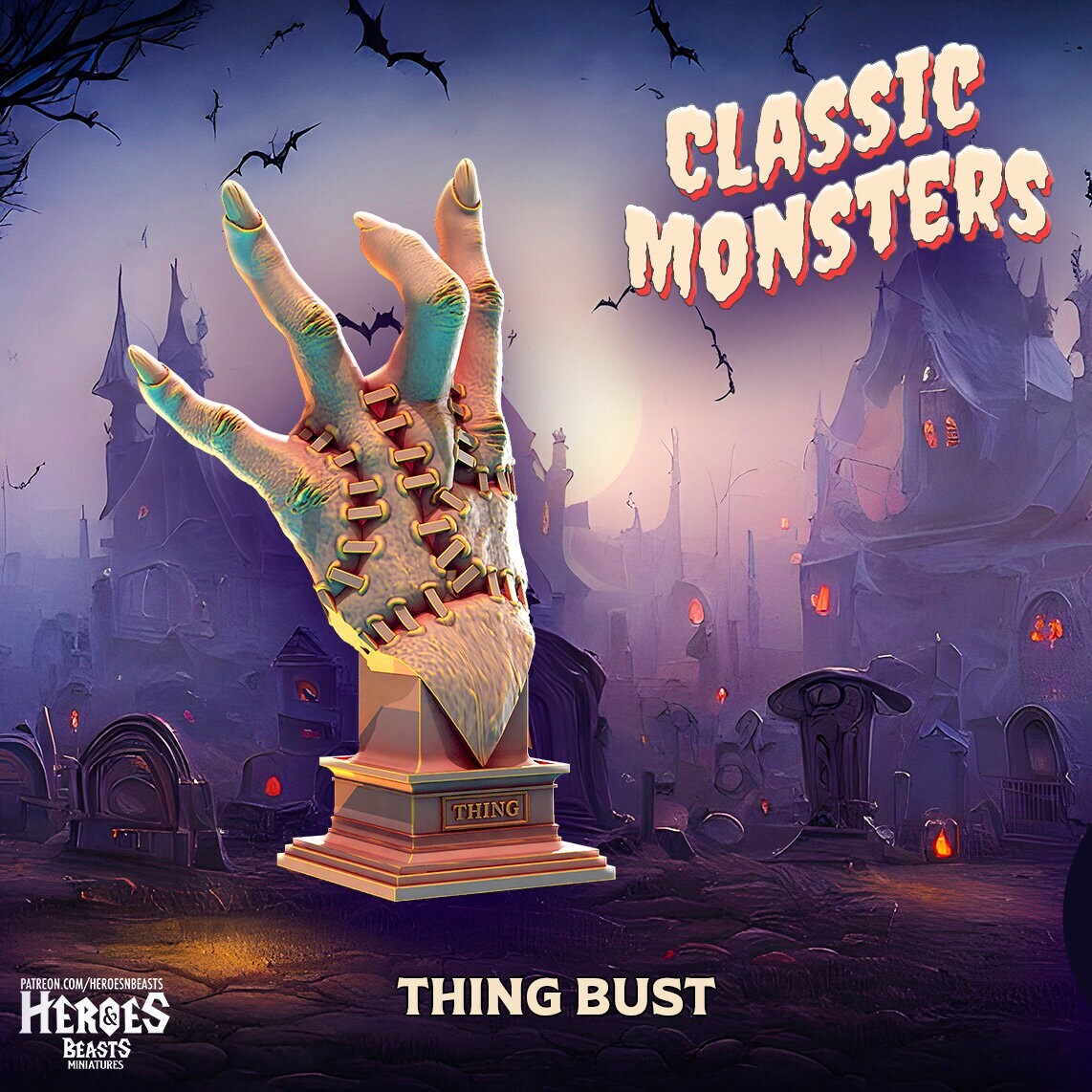 Thing | Monster Miniature | Heroes & Beasts | Classic Movie Monsters | DnD | Ta