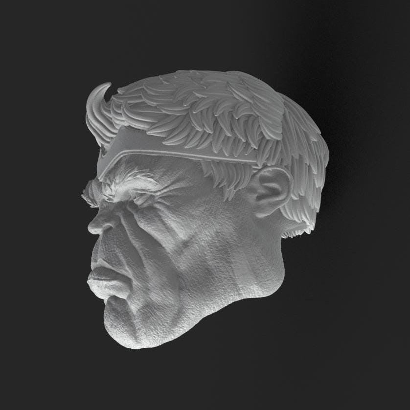King Hulk head sculpt 1:12 6inch classified, GI joe, mezco, Marvel legend, blac