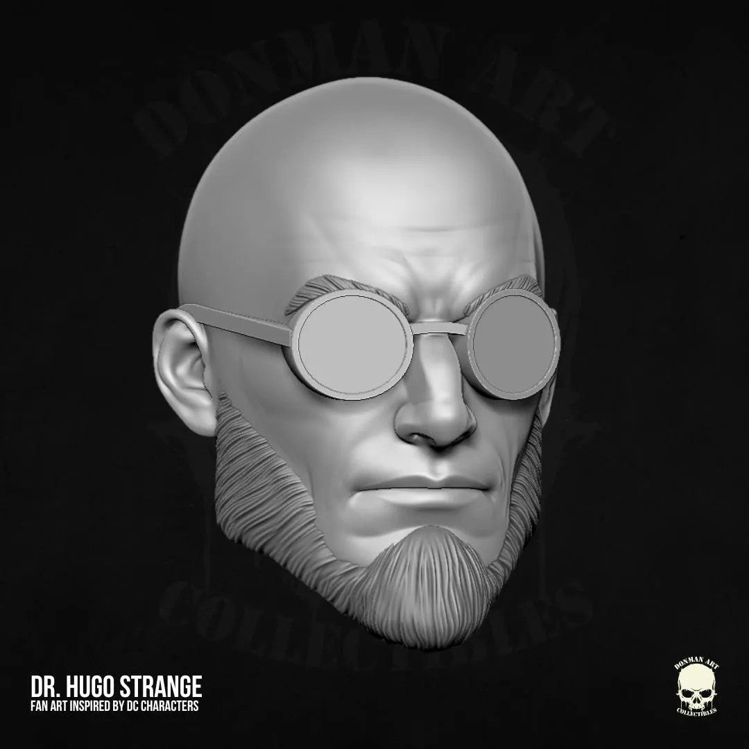 Hugo Strange headsculpt 1:12 Toy Accessory custom action figures.