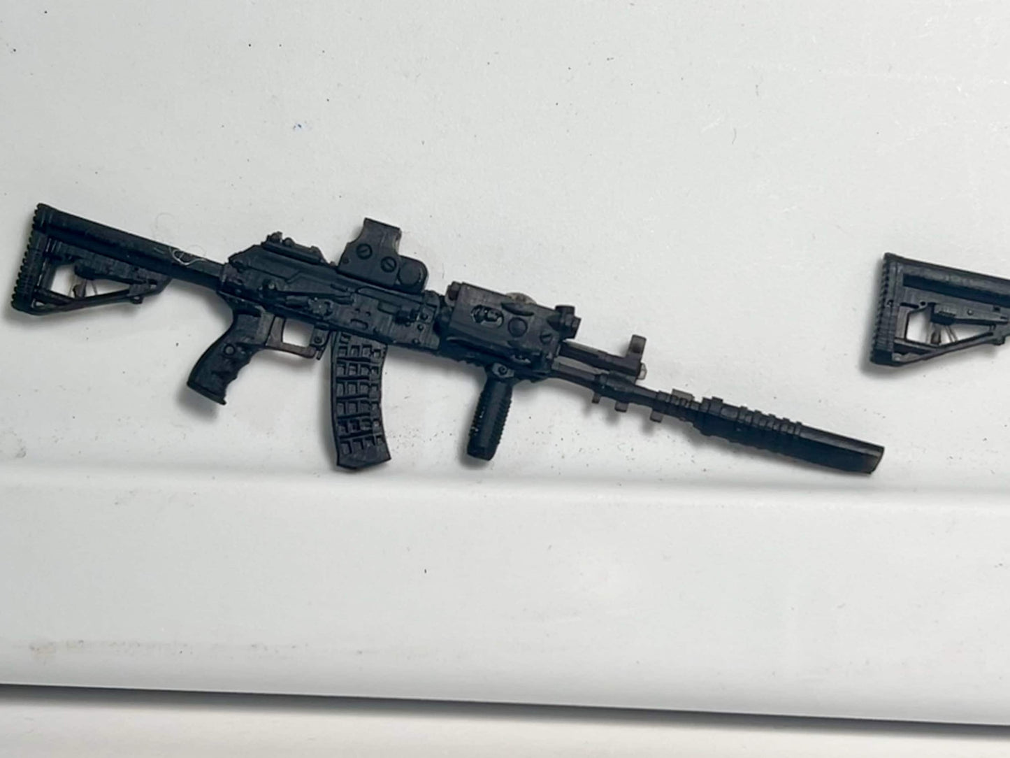 3d Printed AK-12 set Eotech bayonet 1:12 6" GI Joe Classified/Marvel Legen