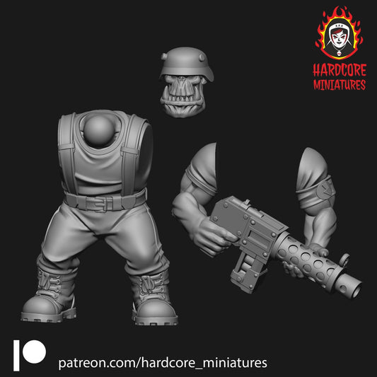 ORC Stormtrooper : 32mm table top mini army builder