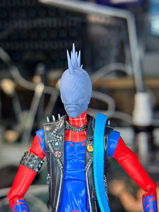 Hobart Brown Spider-Punk head sculpt GI Joe Classified 1/12 scale head unpainte