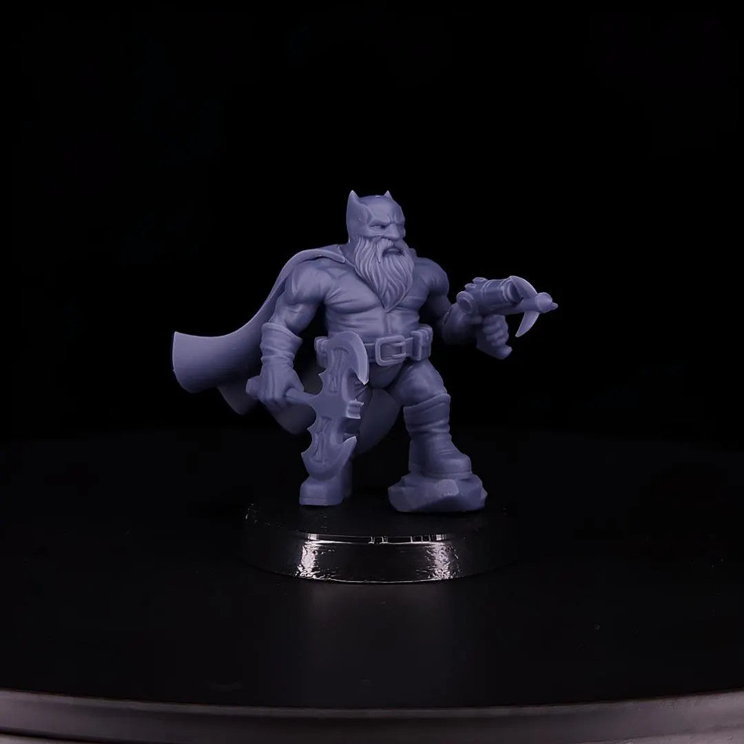 Bat Dwarf 28mm army builder set 1 3d printed minis tabletop hardcore miniatures