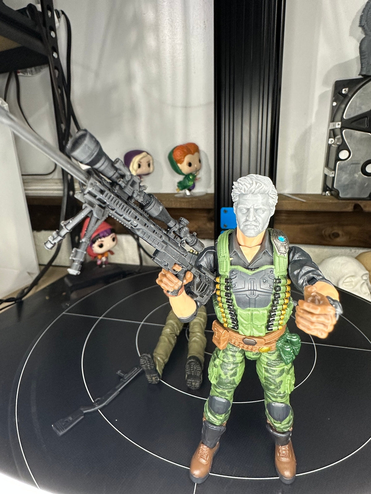 3d Printed T-5000 Low Light Sniper Rifle 1:12 GI Joe Classified/Marvel Legends