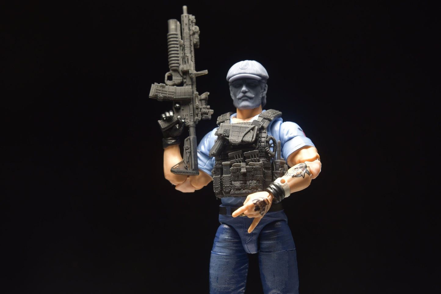 The Plumber Brothers heads 1/12 head GI Joe classified 1:12 mezco marvel legend