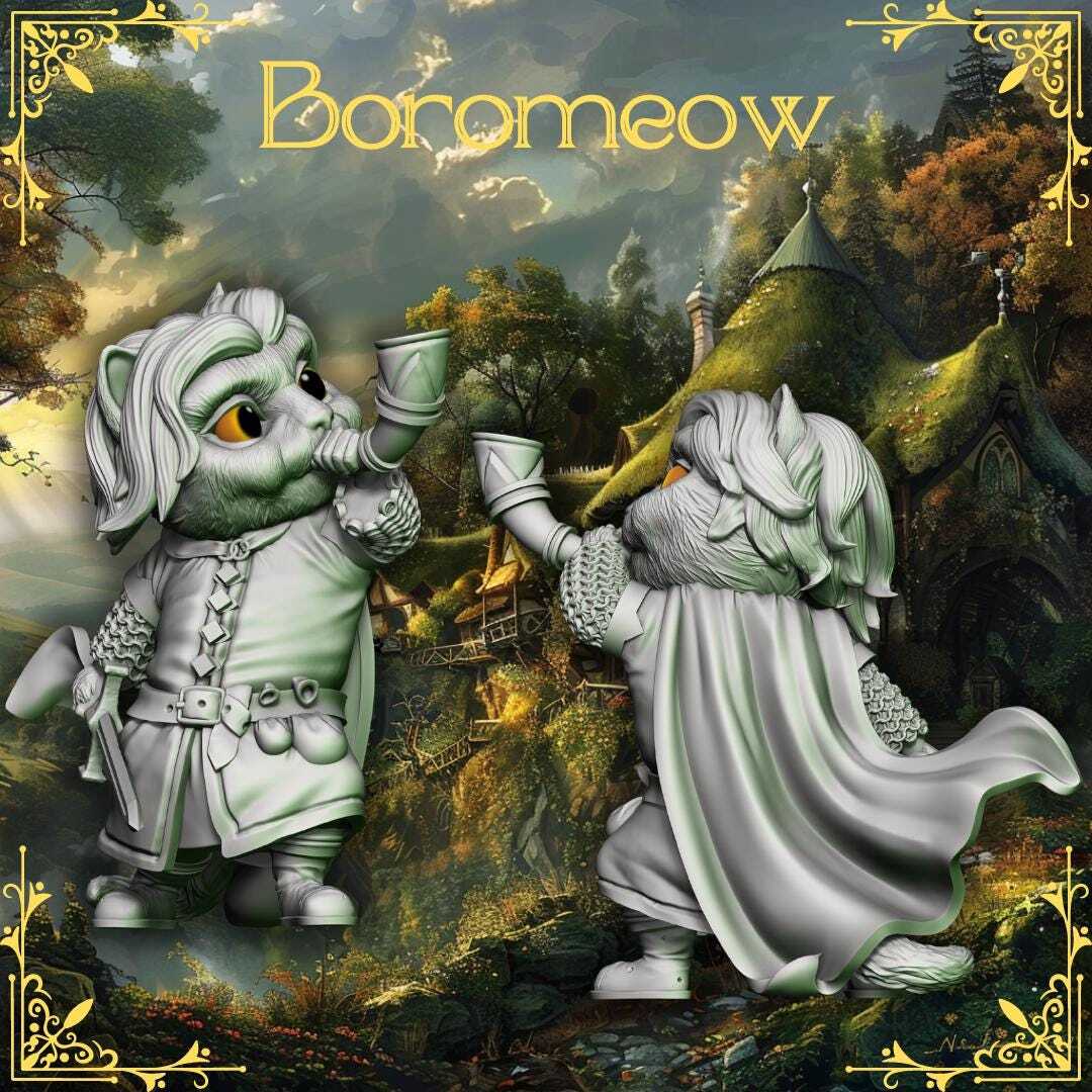 Lord of the Cats -- Boromeow |45mm Mini |LOTR Boromir |