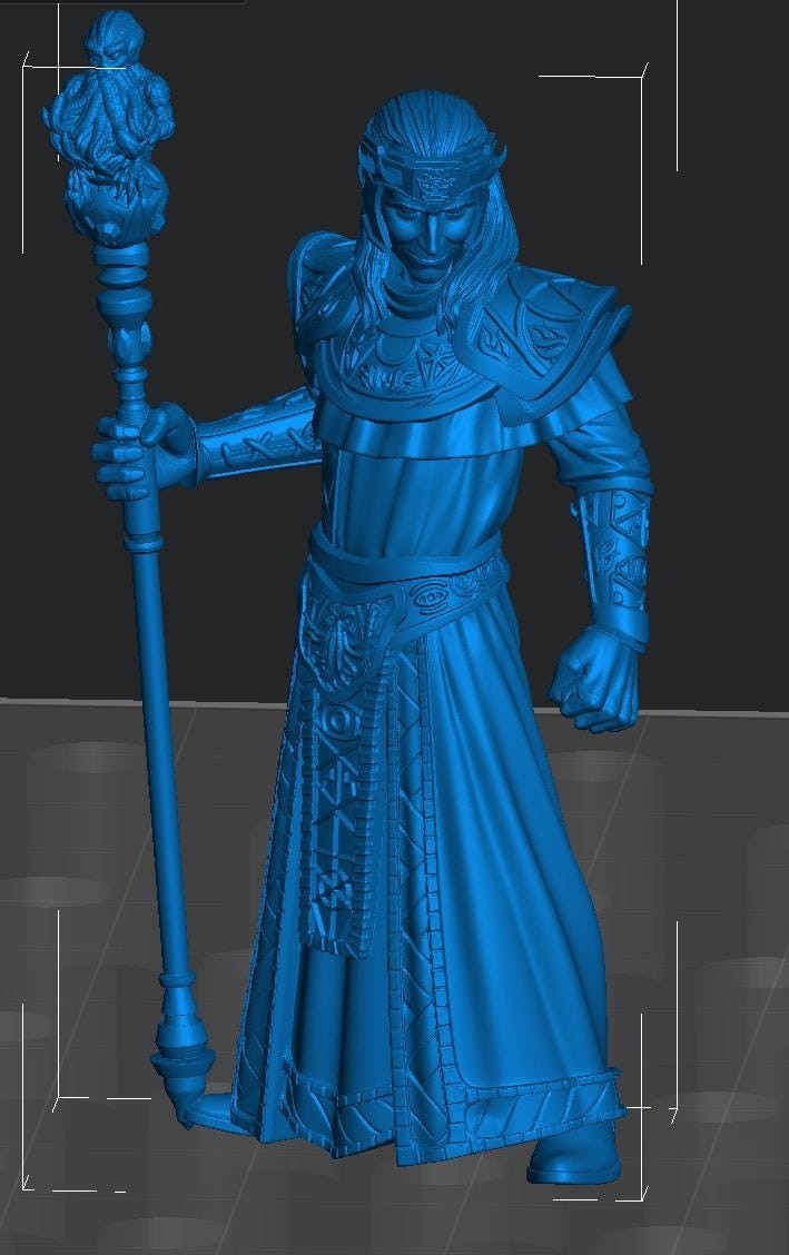 ACOLYTE LUCKY - Arkham's Nightmare DnD 32mm lovecraft horror Loki 2