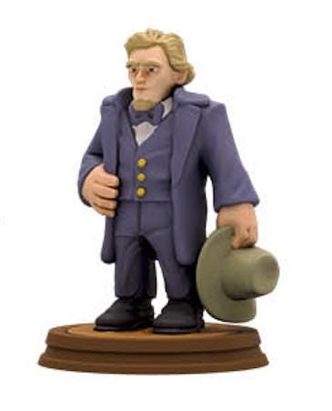 Confederate Jefferson Davis American Civil War Set DnD Miniature, Tabletop RPG,