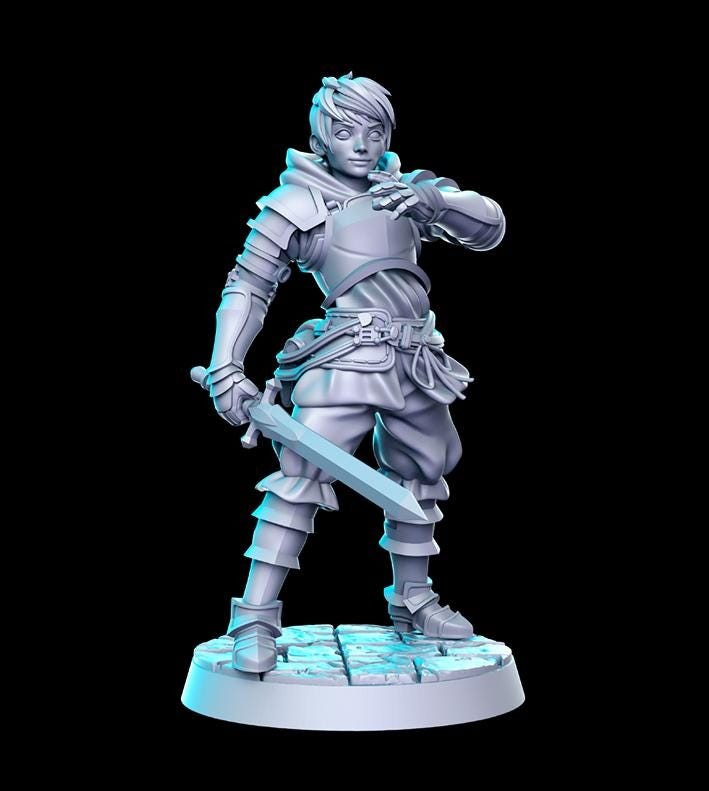Anime Series Vol 3 Full Set DnD Miniature, Tabletop RPG DnD Mini, D&D Figurines