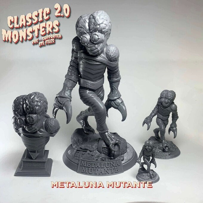 Metaluna | Alien Miniature | Heroes & Beasts | Classic Movie Monsters | DnD | T