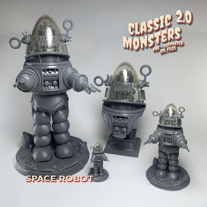 Space Robot | Robot Miniature | Heroes & Beasts | Classic Movie Monsters | DnD