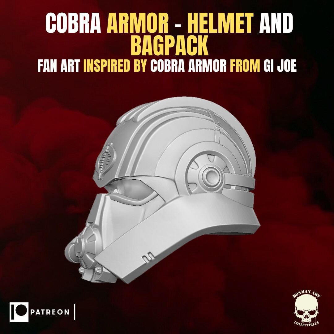 Armored Cobra Commander Set 1:12 Toy Accessory Free Shipping.