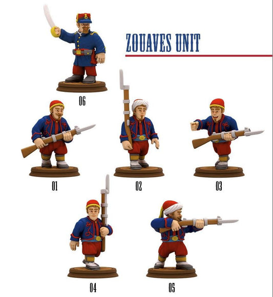 Union Zuoaves American Civil War Set DnD Miniature, Tabletop RPG, Figurines, wa