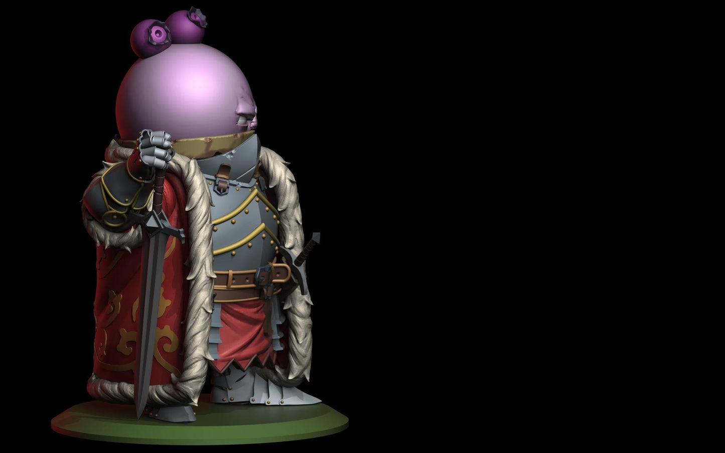 Blueberry Count--Food Fight! tabletop gaming DnD 32mm | 75MM