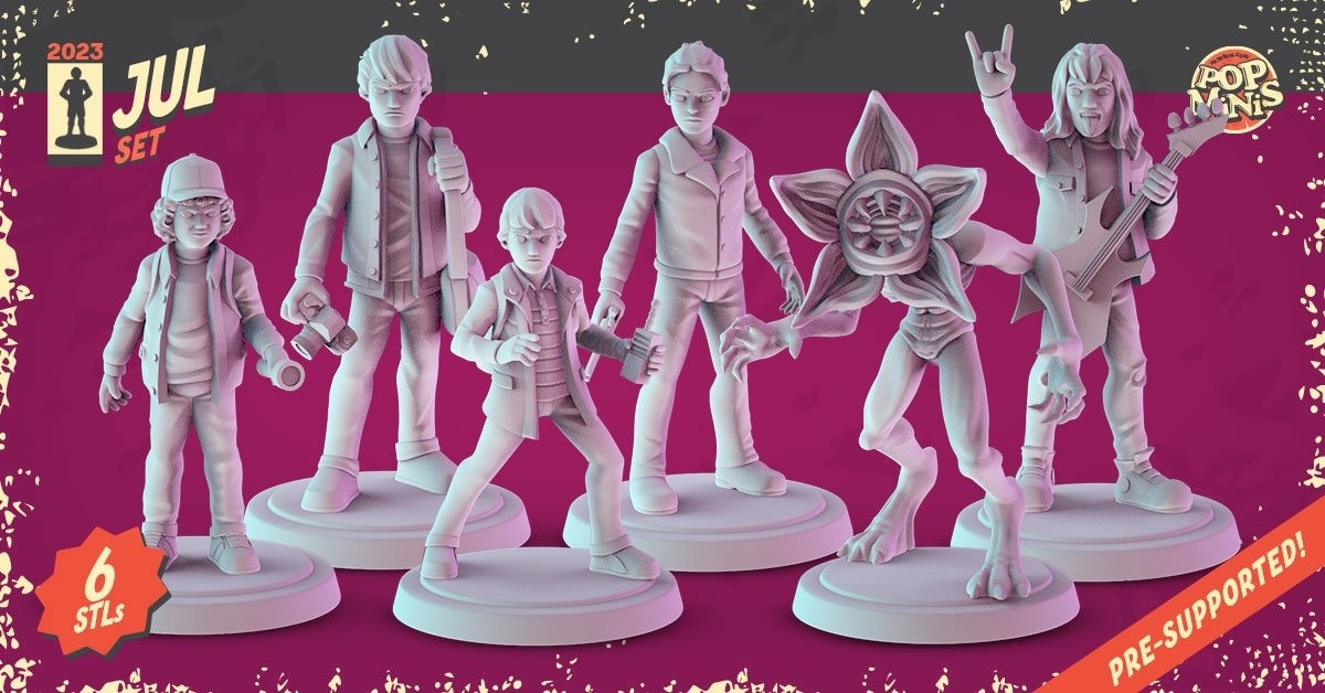 peculiar stuff 2 Miniatures - complete set 6 x 34mm Dioramas, tabletop RPGs. Dn