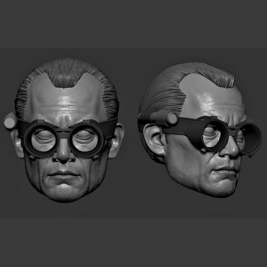 Tech, Star Wars Bad Batch inspired head sculpt 1:12 6inch Star Wars Black Serie