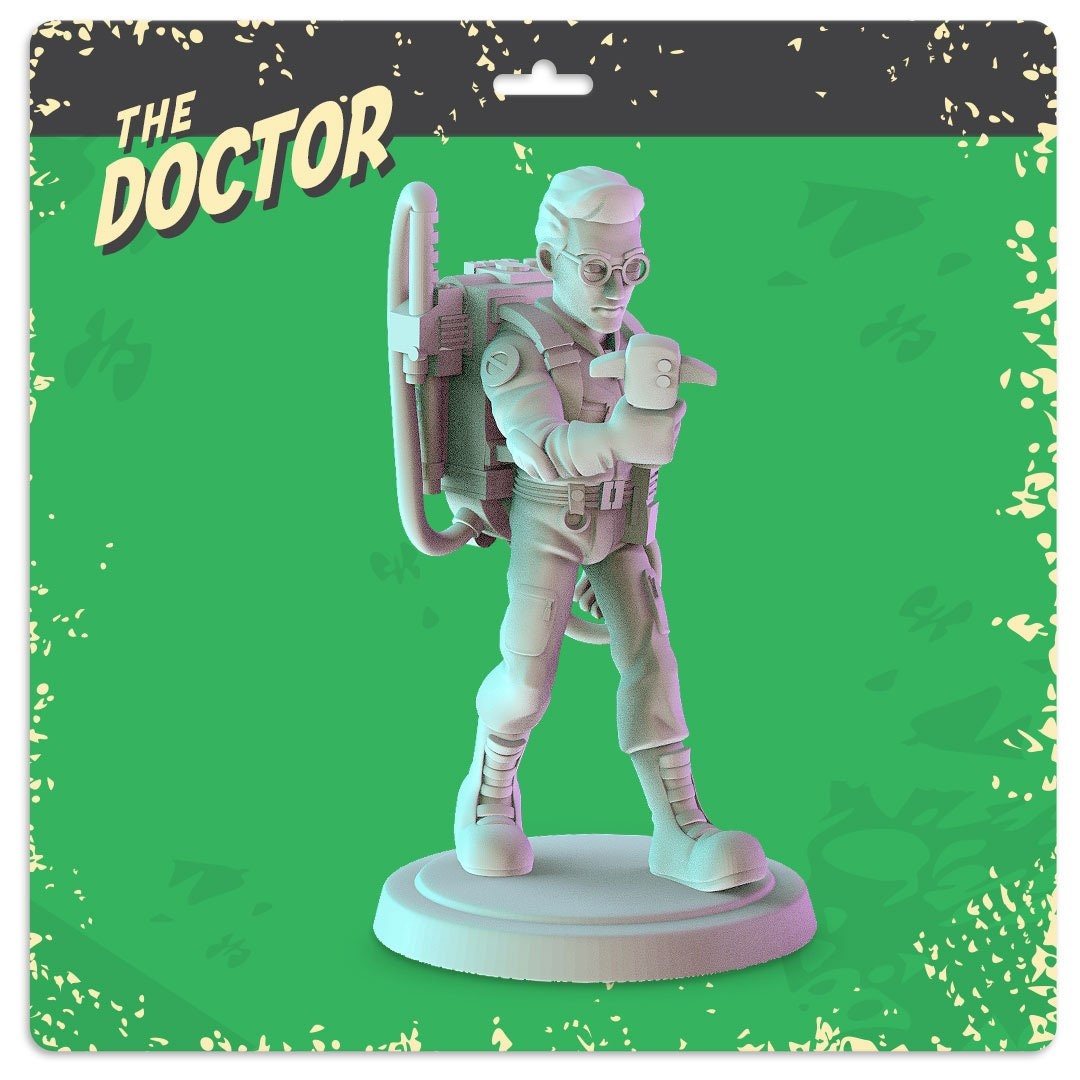 Ghostbusters 36mm scale Miniatures - set of 6 x 36mm, tabletop RPGs. Designed b
