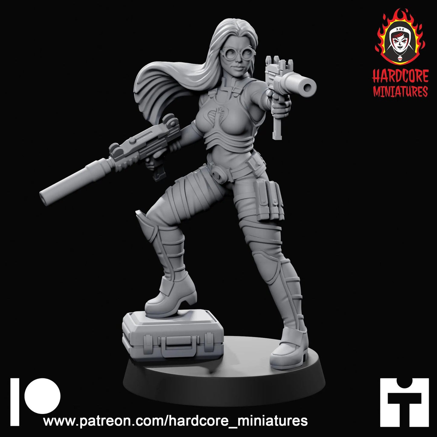 The Dutchess 32mm army builder set 1 3d printed minis tabletop hardcore miniatu