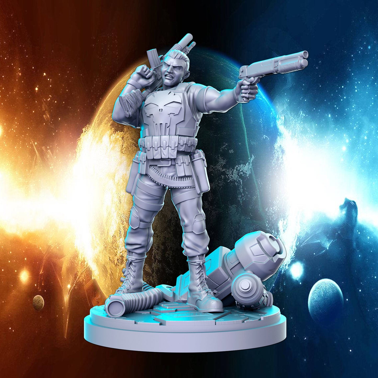 Punishing Superhero | RN Estudio Marvel Crisis Protocol 40mm mini