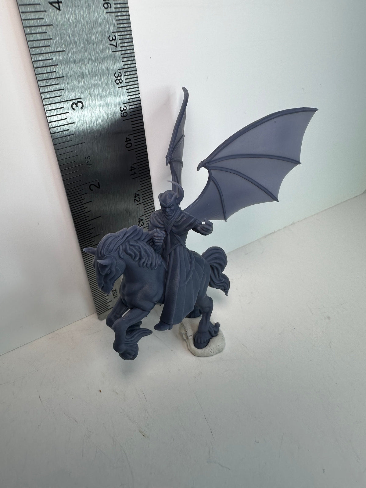 Venger on Nightmare Miniature: Villain DnD Cartoon, Unpainted (28/32mm)