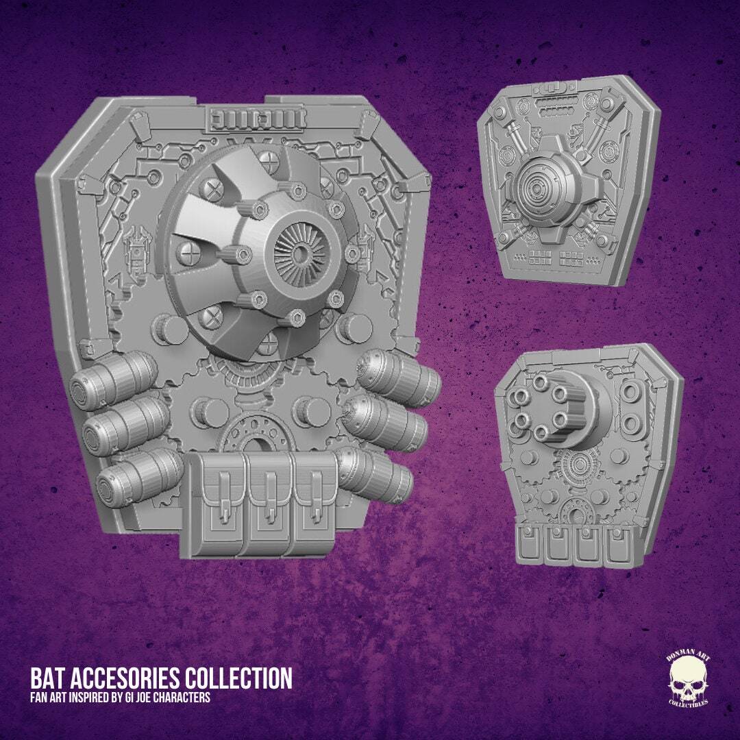 Cobra B.A.T. accessories pack 2 1:12 Scale Toy Accessory GI Joe Classified, mar