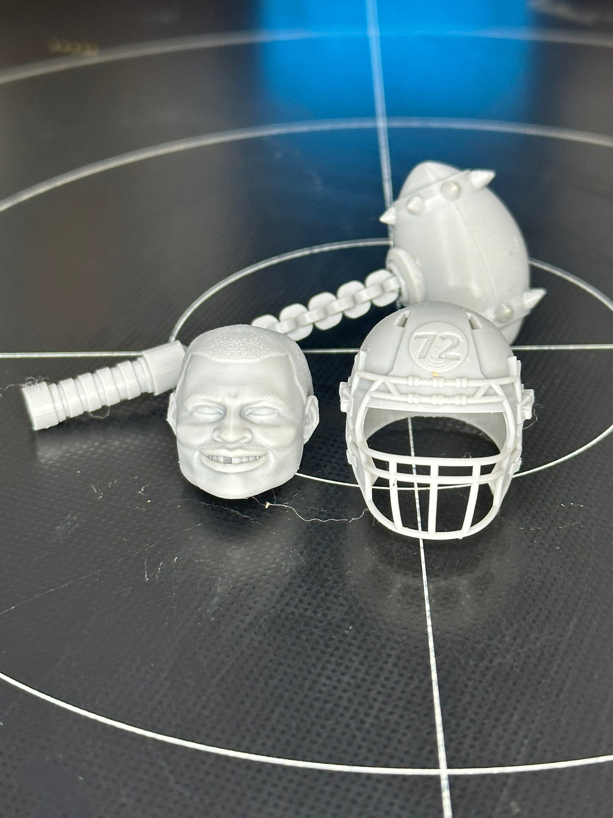 Refrigerator Perry kit, the fridge GI Joe Classified 1/12 scale head unpainted