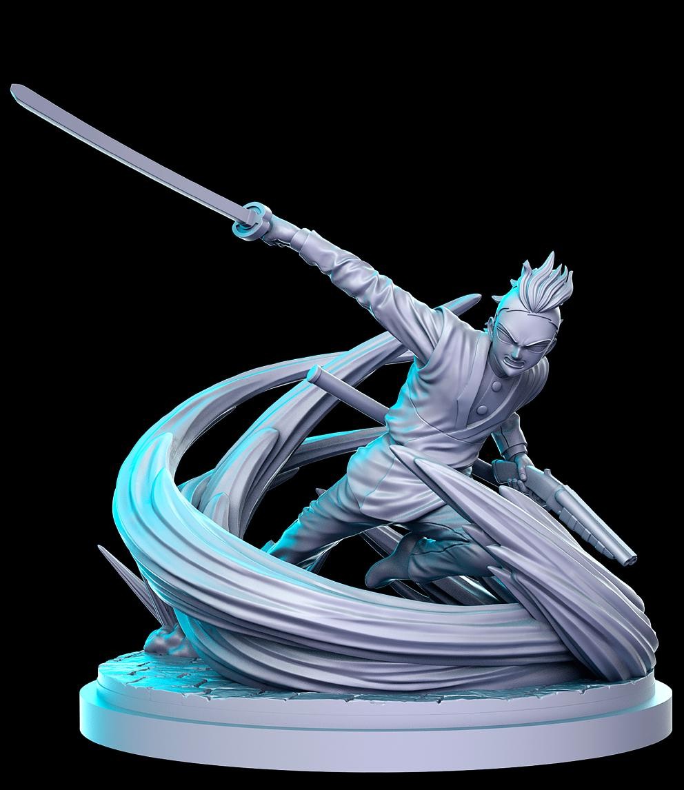 Anime DnD Miniature Set: Fantasy Tabletop RPG Figures, RN Estudio