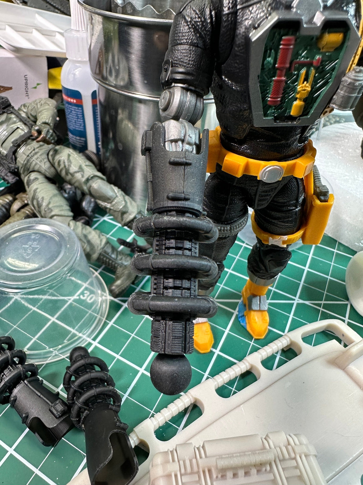 3d Printed Arctic B.A.T. hand Tesla Coil 1:12 GI Joe Classified/Marvel Legend