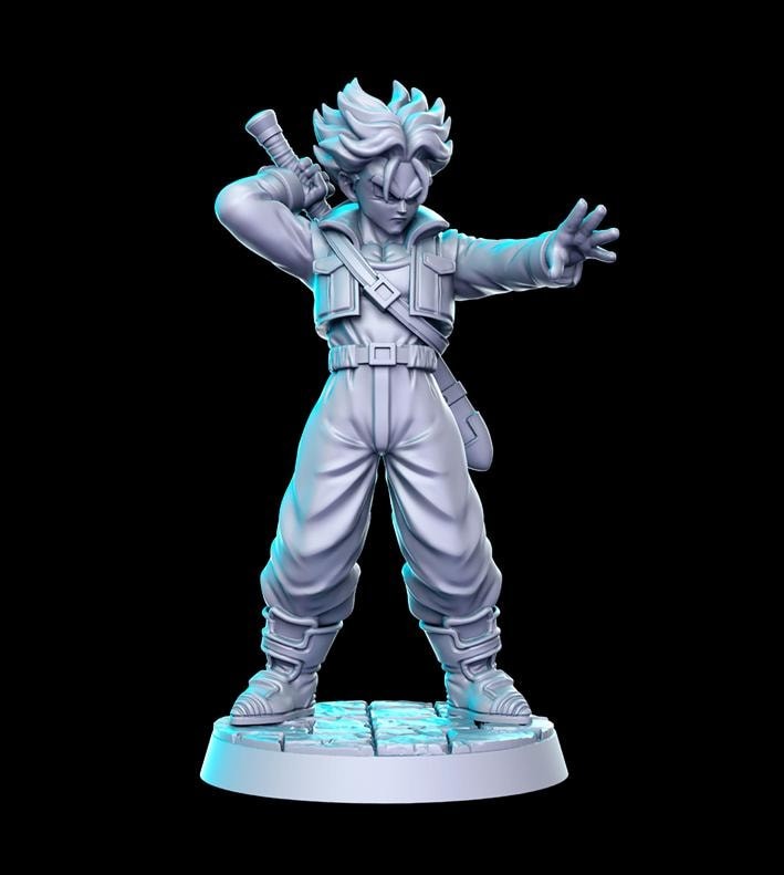 Anime Series Vol 6 Full Set DnD Miniature, Tabletop RPG DnD Mini, D&D Figurines