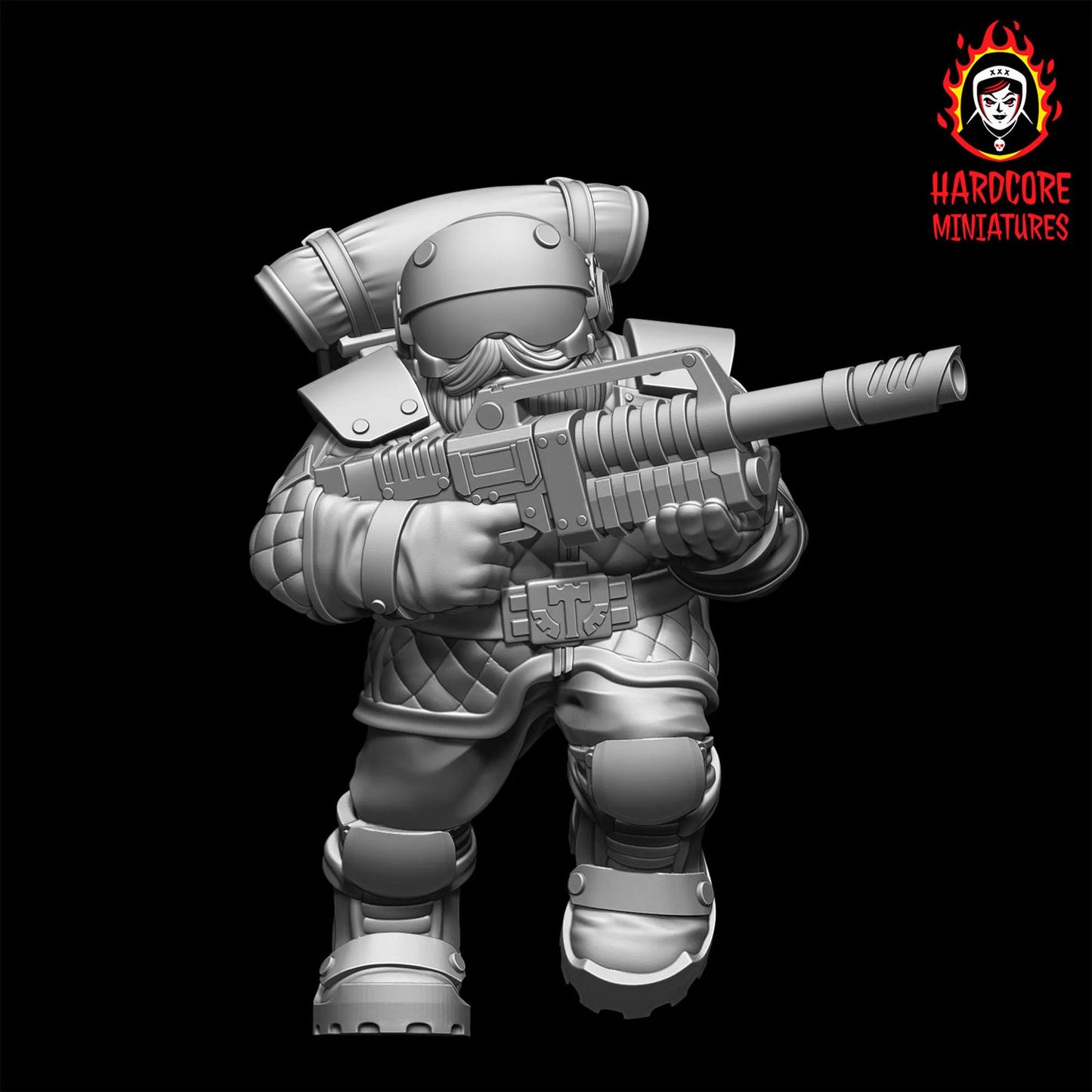 Space Dwarves Veterans Lasers 28mm army builder set 1 3d printed minis tabletop