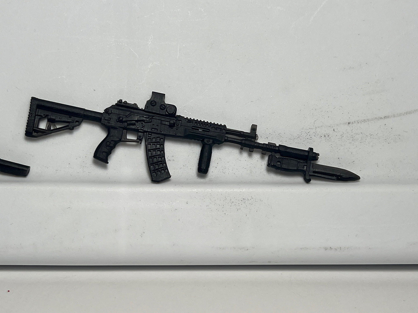 3d Printed AK-12 set Eotech bayonet 1:12 6" GI Joe Classified/Marvel Legen