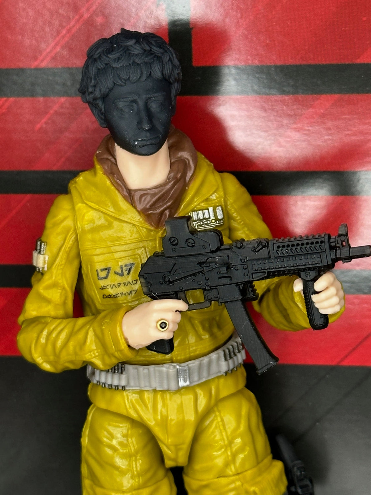 not Morty Smith 1/12 scale head unpainted GI Joe Classified, mezco, neca, black