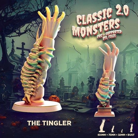 The Tingler | hand Miniature | Heroes & Beasts | Classic Movie Monsters | DnD |