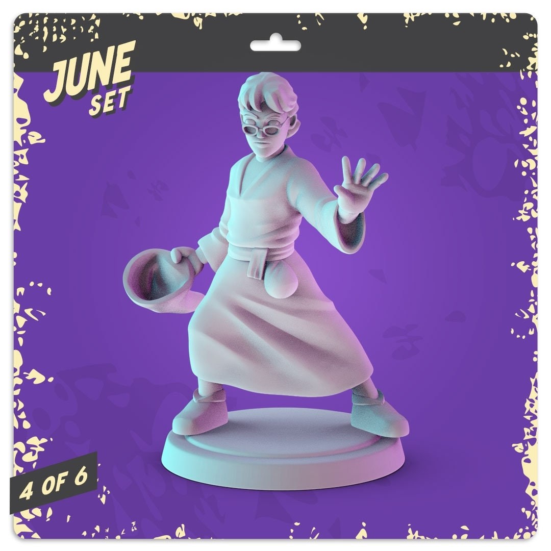 D&D Cartoon Miniatures: 7 x 36mm Diorama Set by Pop Minis