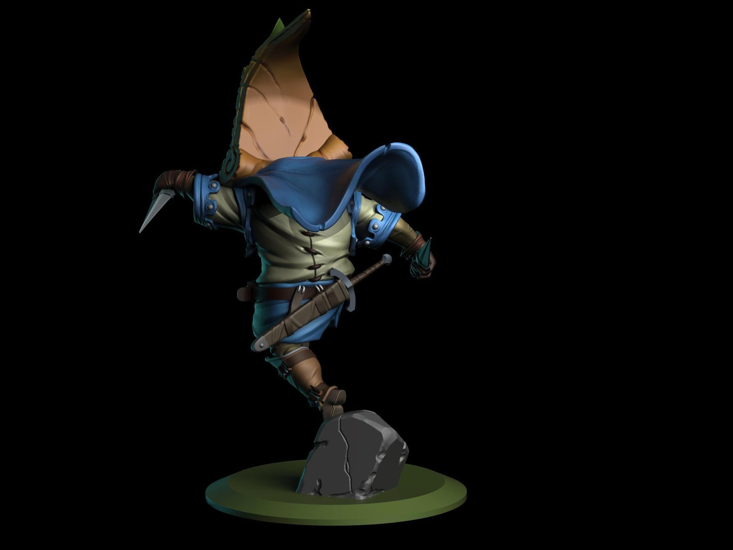 Pizza Assassin -- Food Fight! tabletop gaming DnD 32mm | 75MM