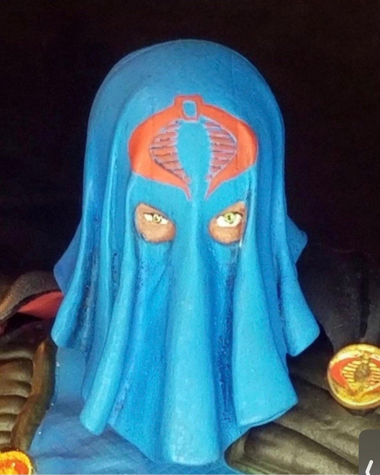 GI Joe Classified 1/12 scale Cobra Commander Hooded head unpainted