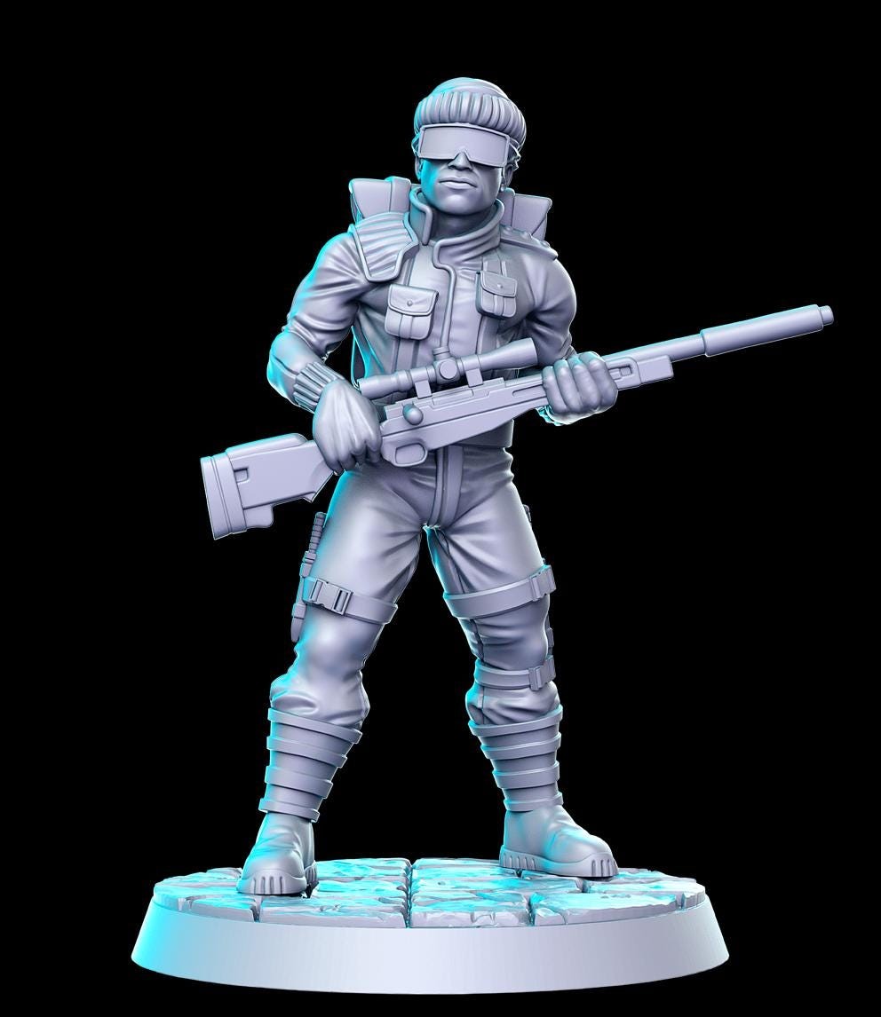 GI Joe DnD Miniature, Tabletop RPG DnD Mini, D&D Figurines, Fantasy Gaming and