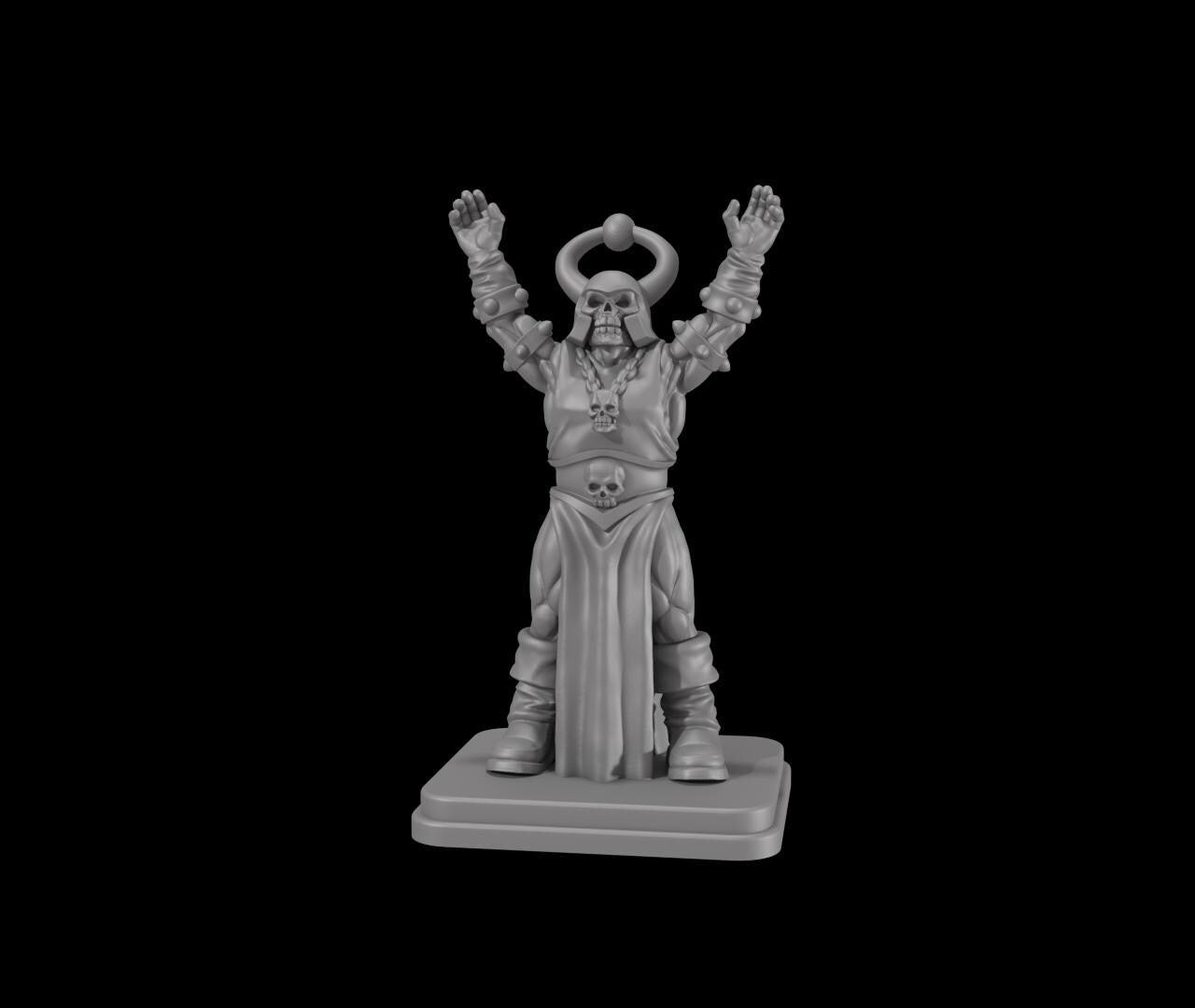 HeroQuest Chaos Sorcerer- Miniatures Unpainted 32mm Dungeons and Dragons