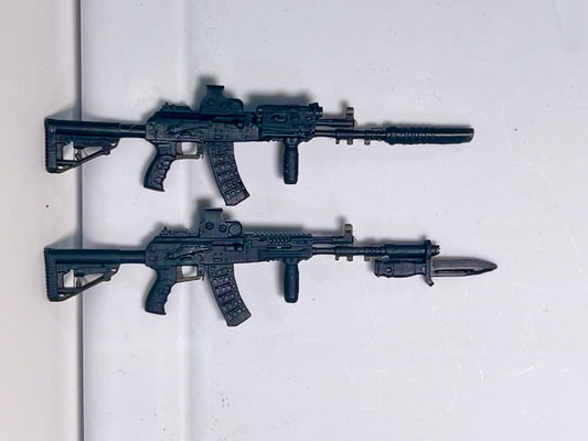 3d Printed AK-12 set Eotech bayonet 1:12 6" GI Joe Classified/Marvel Legen