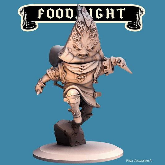 Pizza Assassin -- Food Fight! tabletop gaming DnD 32mm | 75MM