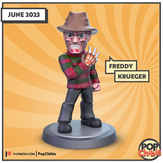 Freddy Krueger | Chibi |Monster Miniature | Heroes & Beasts | Classic Movie Mon